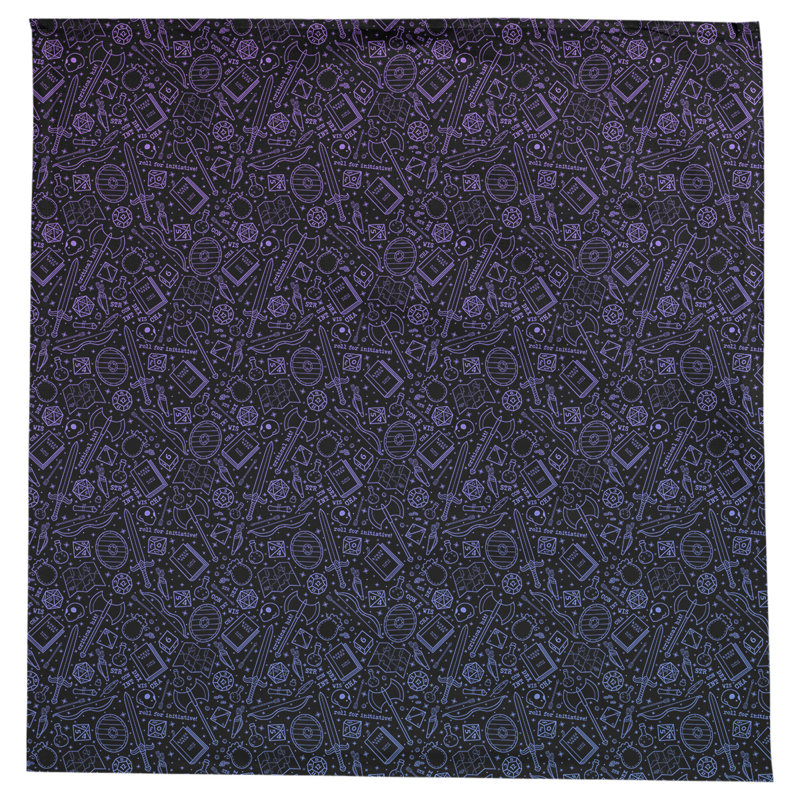 Leffel RPG Pattern Tablecloth, Purple/Blue