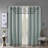 Printed Heathered Blackout Grommet Top Curtain Panel(Only 1 Pc Panel)