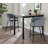 Upholstered Counter Stool with Metal Frame-73199960