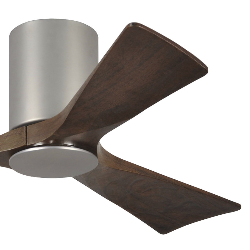 Irene LED Ceiling Fan, Brushed Nickel, Walnut, 42"