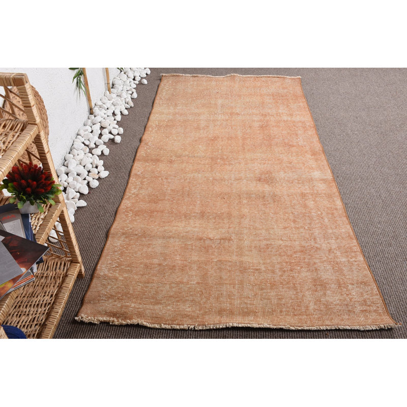 Tapis rétro, tapis d'entrée brun