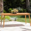 Table de salle à manger en bois - l 71,56 po x P 36,3 po H 29,48 po
