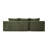 Compression Cloud Sectionals, Corduroy L Shape Modern Sofa For Home