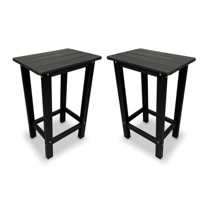 Tabourets de bar en PEHD, 2 pièces