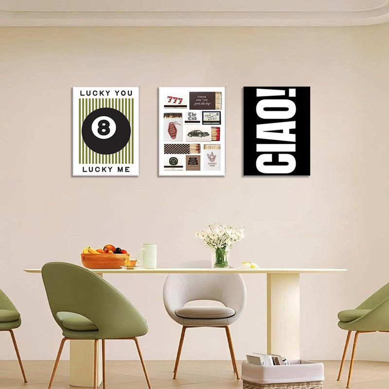 3 Piece Wrapped Canvas Wall Art