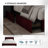 Full Platform Bed with Storage Grey Velvet-374574622-374574619