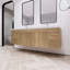 Ensemble de meuble-lavabo double mural 70,5 "Bensley-435992574