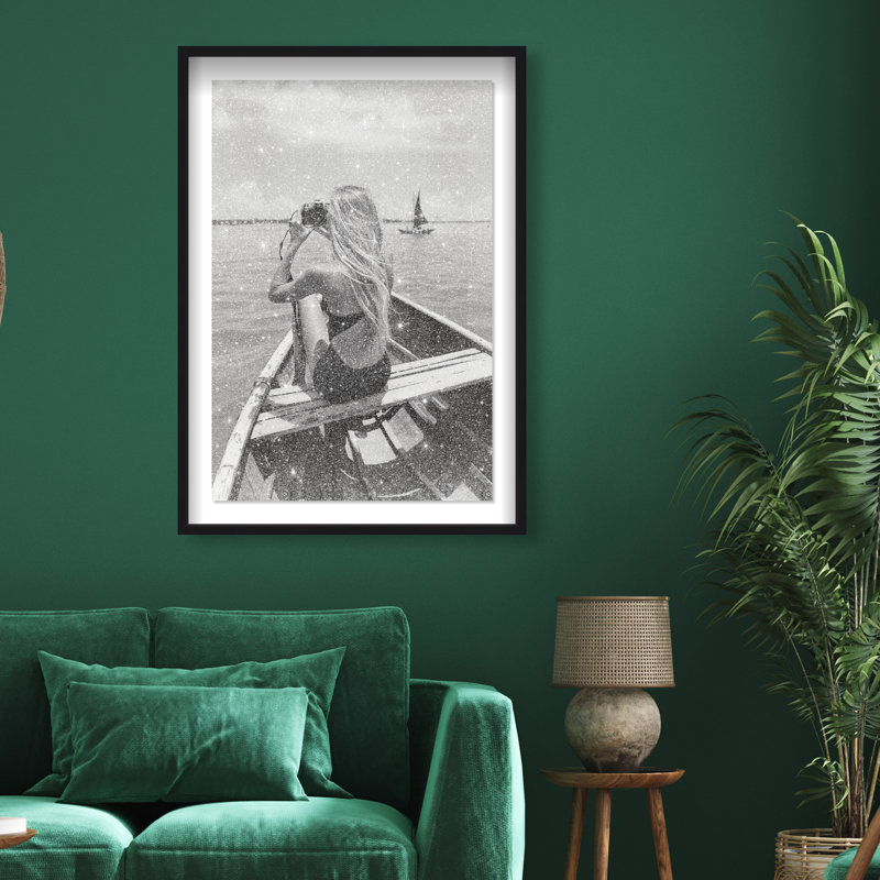 Frame Of Solitude Print by Oliver Gal, 31.5"H x 21.5"W, Black Shadowbox