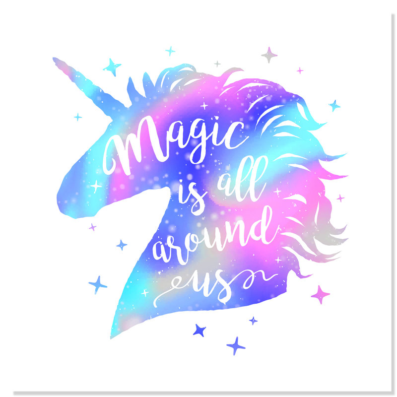 «Magic Is All Around Us», impression sur papier, H 20 po x l 20 po x P 1 po, Papier
