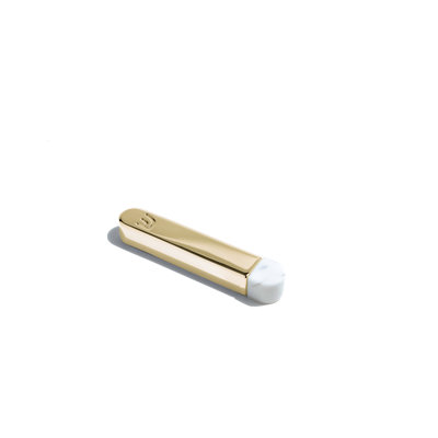 Coluna Mezuzah Small (5"), Marble & Gold