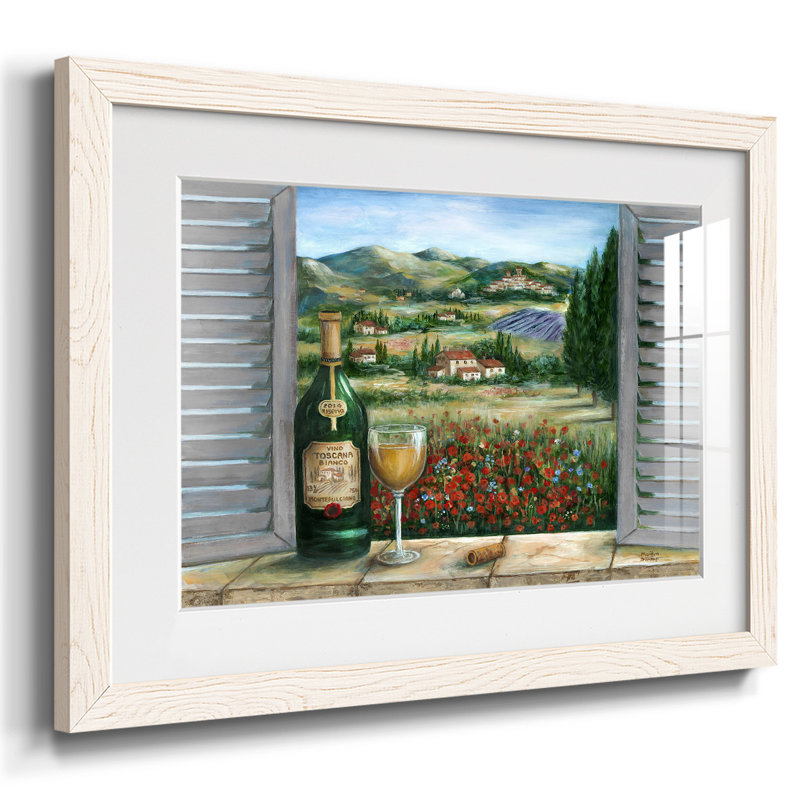 Blanc toscan et coquelicots, Blanc