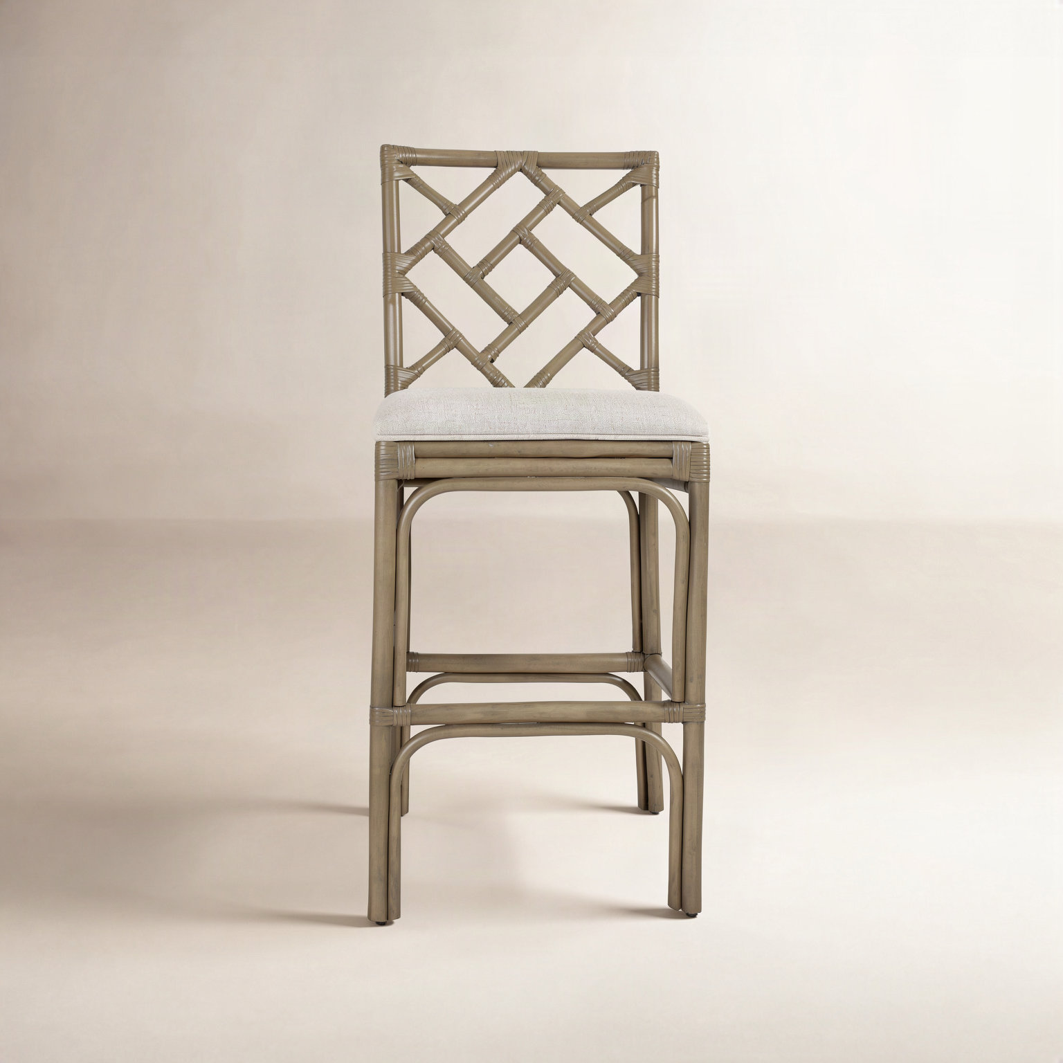 Fulton Bar Stool, Gray, Bar Stool (30" Seat Height)