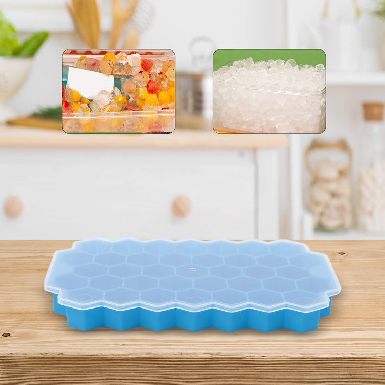 Prep & Savour Brealynn Stackable Ice Cube Tray with Lids