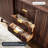 Modern 4-drawer Wooden Chest Of Drawers, Storage Cabinet Dresser With Metal Handles, Wide Bedroom Organizer-1273114345
