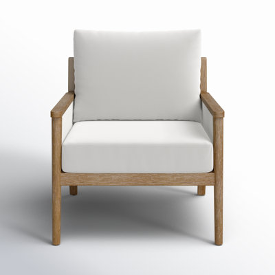 Rydell Acacia Patio Lounge Chair