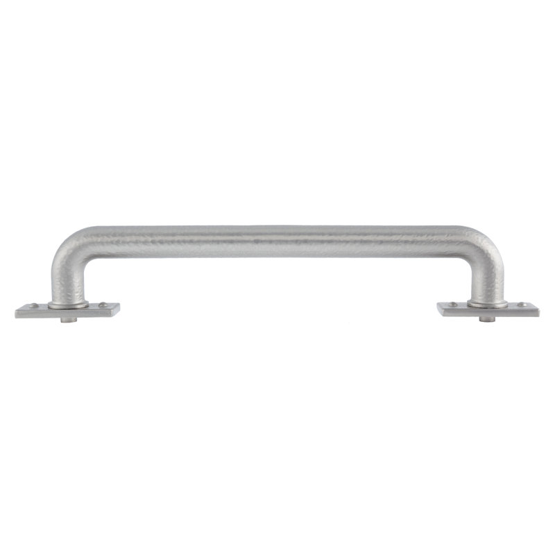 Molly 6-1/2" Center to Center Satin Nickel Hammered Bar Drawer Pull, 6.5", Satin Nickel