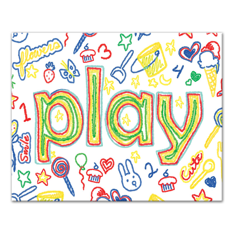 Art sur toile play time Burkhart, H 16 po x l 20 po x P 1,25 po