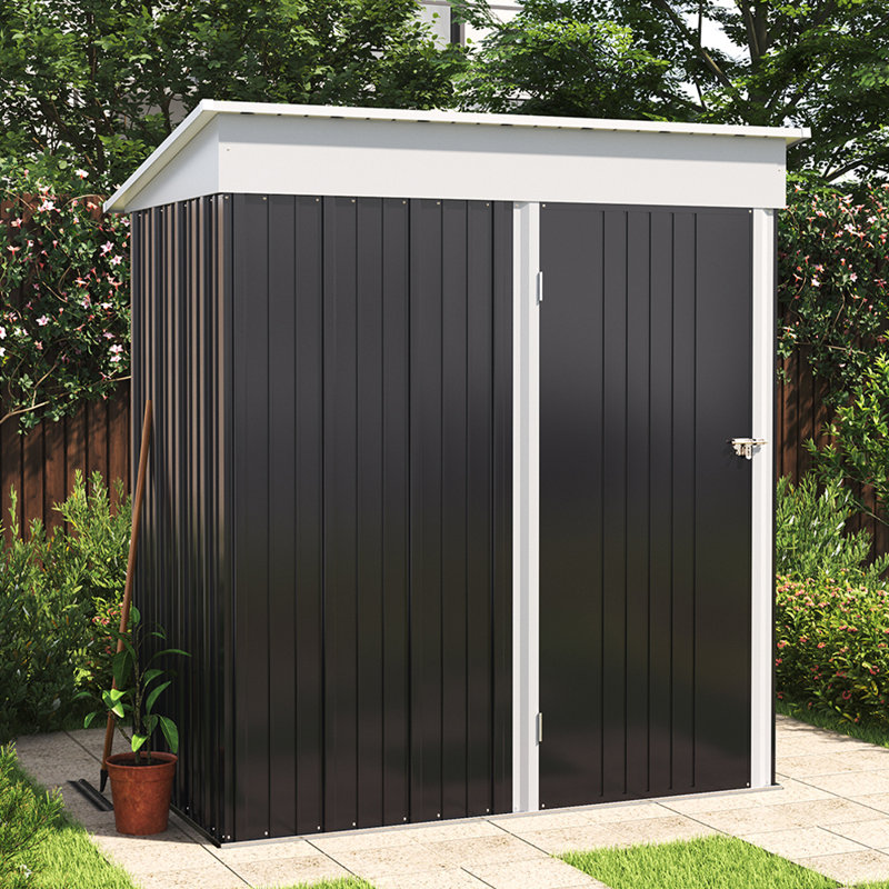 Garden Metal Storage Shed with Shelves