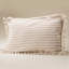 Royale Striped White Rectangular Throw Pillow Cover-541396619