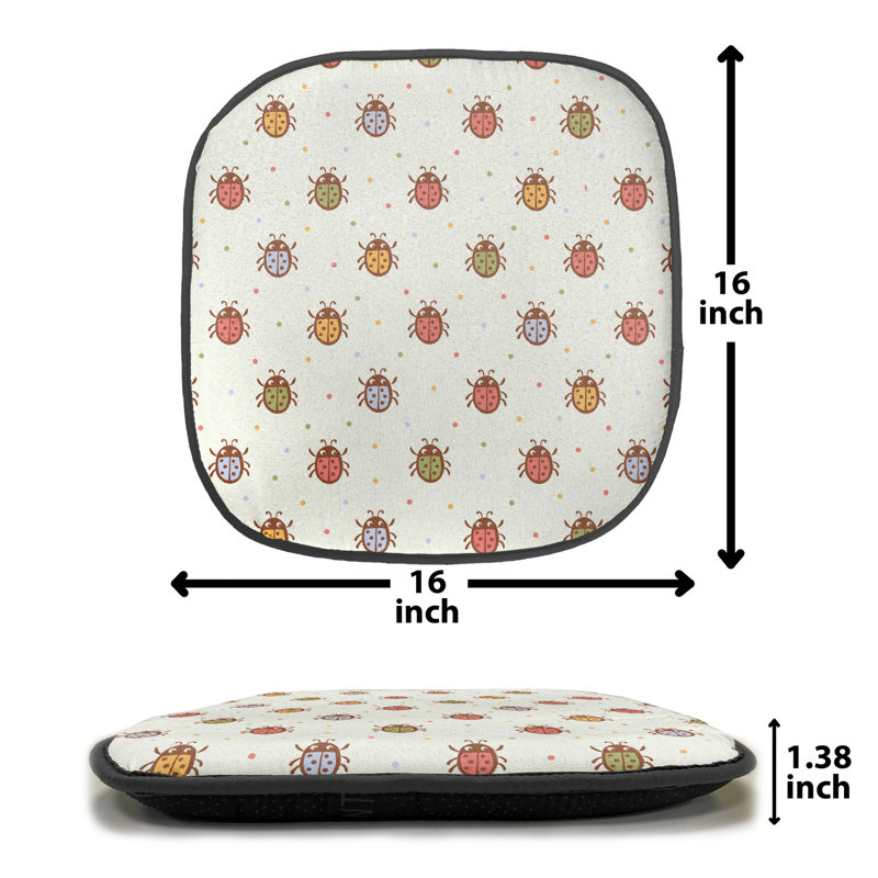 Outdoor 1.38'' Dining Chair Seat Cushion