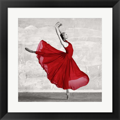 " Ballerina In Red (Detail) "