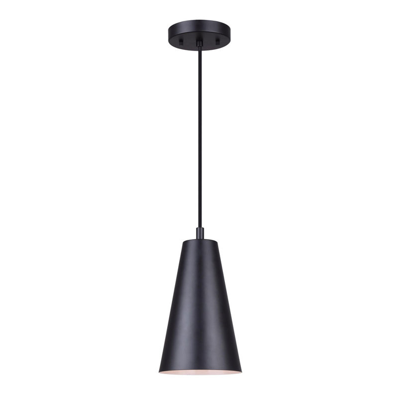 Luminaire suspendu conique à 1 lumière Orli