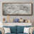Soft Peony Lace- Framed Canvas