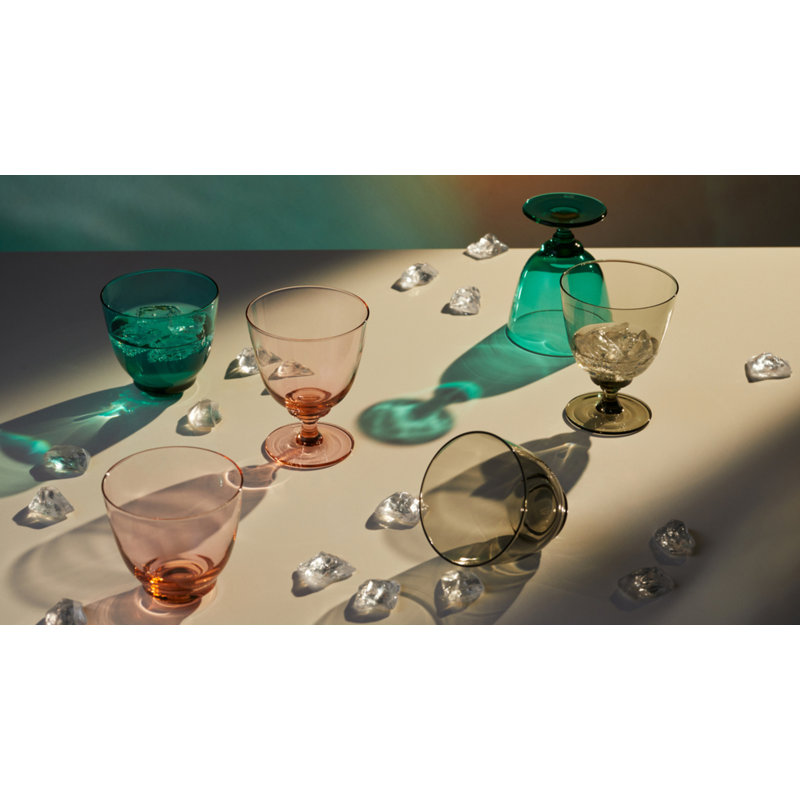 Flow Wine Glass, Gray