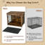 Woden Pet Crate with 2 Doors
