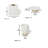 Dubai 8 pcs Bath Set-110995504