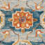 Tapis géométrique en laine touffeté à la main Carman-594853135