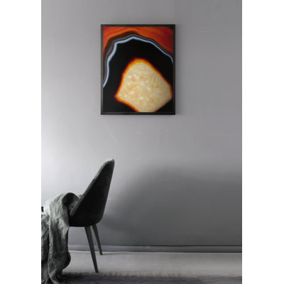 Geode 7 by Michael Banks - Single Picture Frame Print on Canvas