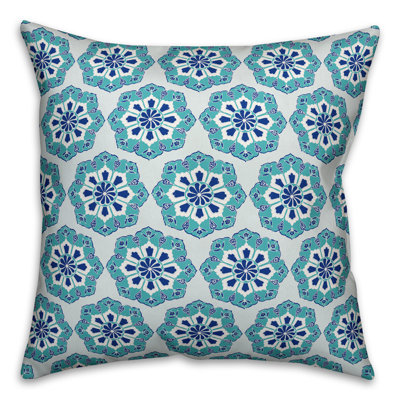 Floral Reversible Throw Pillow