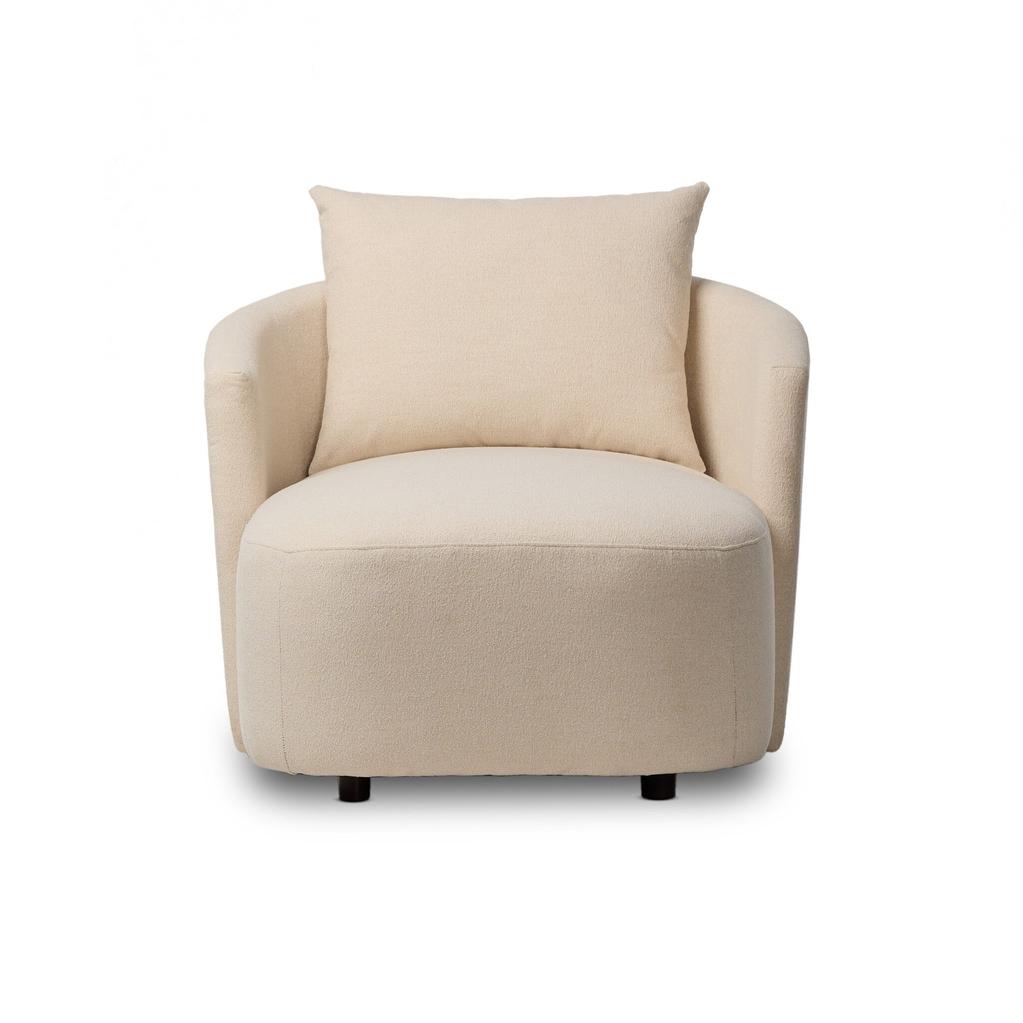 Mirage Upholstered Chaise Lounge, Crypton Wayfarer Snow Polyester