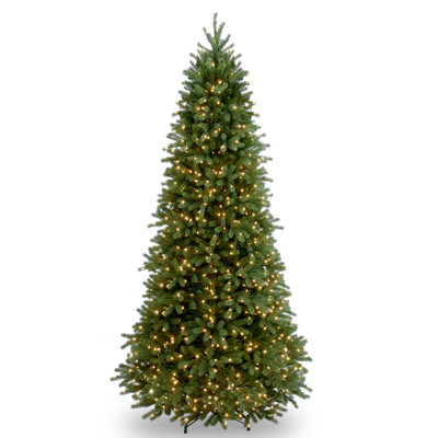 The Holiday Aisle® Jersey Fraser Fir Tree with Clear Lights