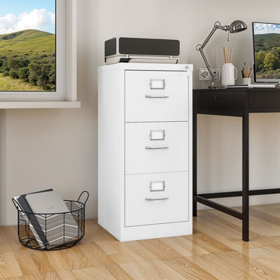 45.8cm W 3-Drawer Steel Filing Cabinet