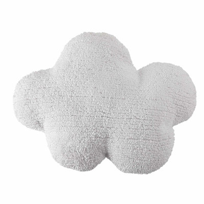Clouds Cotton Blend Reversible Throw Pillow