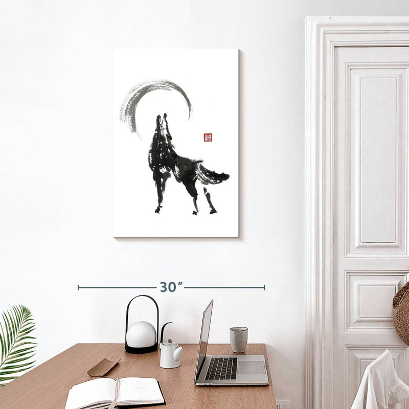 Brampt Japanese Wolf, 30" H x 20" W
