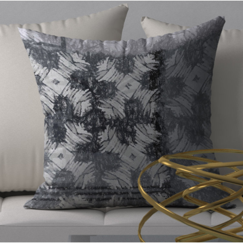 Abstract Throw Pillow, 18" x 18"