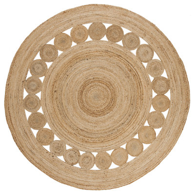 Mindy Hand Loomed Beige Rug