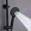 Système de douche thermostatique moderne avec douche à effet pluie de 10 po, douchette à 3 modes et robinet de baignoire