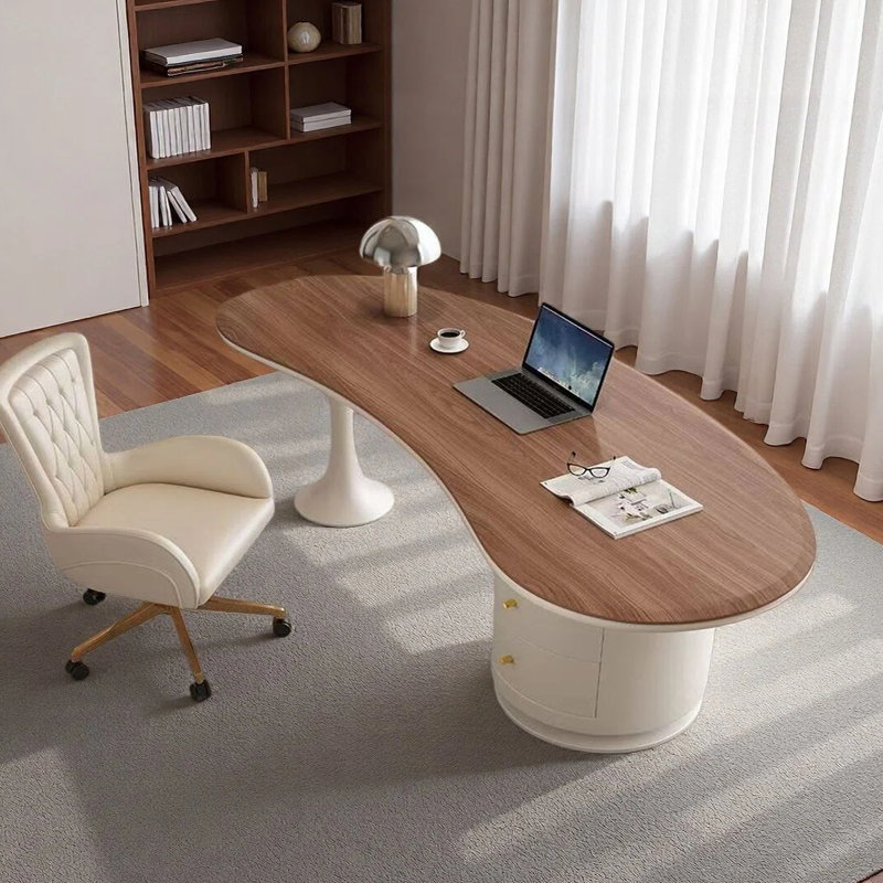 Bercht Free Form Desk, 29.53" H x 70.87" W x 27.56" D