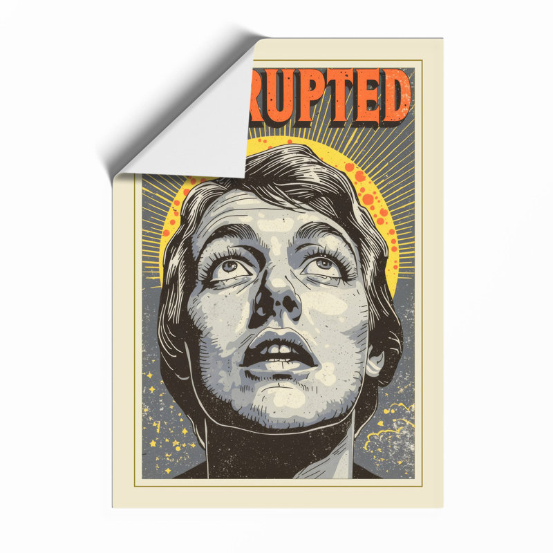 Corrupted Saint Industrial - Framed Print, A1 - 84.1 x 59.4 cm, Unframed