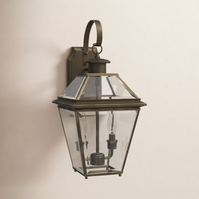 Calais 2 Light Empire Outdoor Wall Light