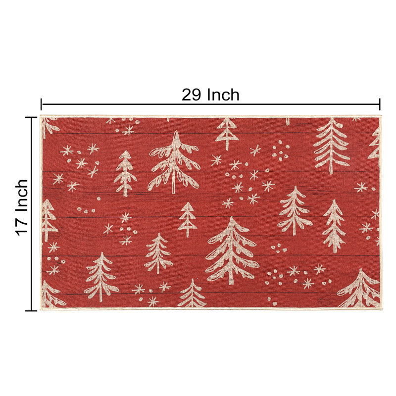 Paillasson Christmas, L 17 po x L 29 po