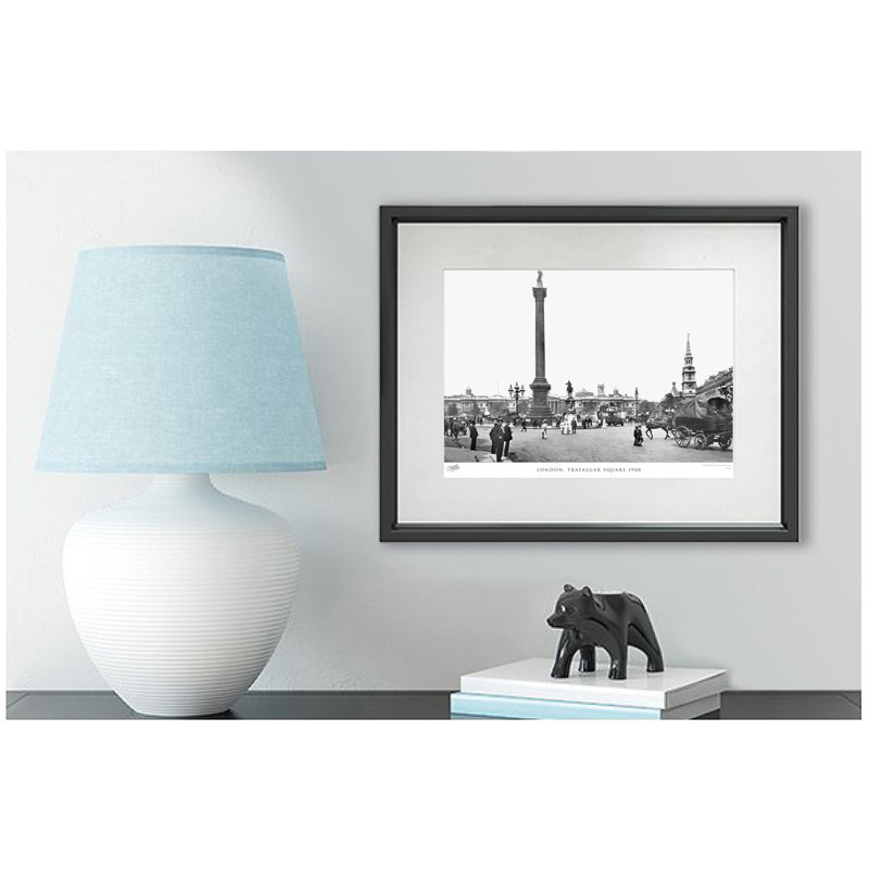 London, Trafalgar Square 1908 by Francis Frith - Single Picture Frame Print, 60cm H x 80cm W x 2.3cm D