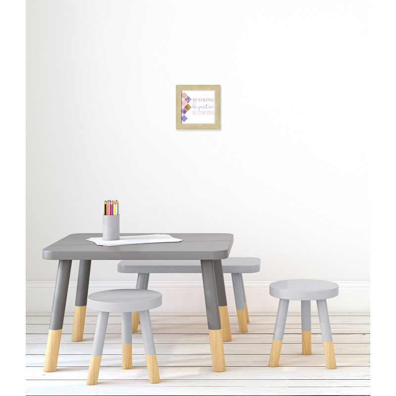 Être solide 1, H 10 po x l 10 po x P 0,63 po, Encadré plat champagne