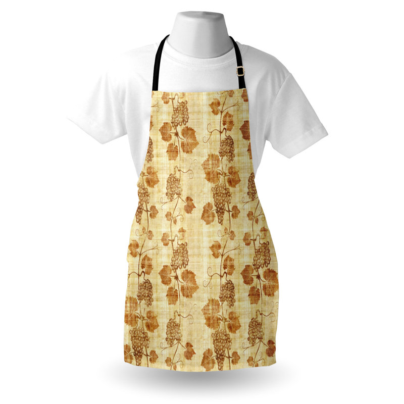Tablier East Urban Home, unisexe, papyrus antique, taille adulte, crème