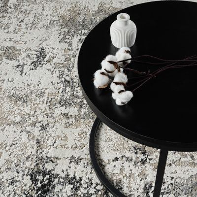 Haldon High-Low Abstract Area Rug