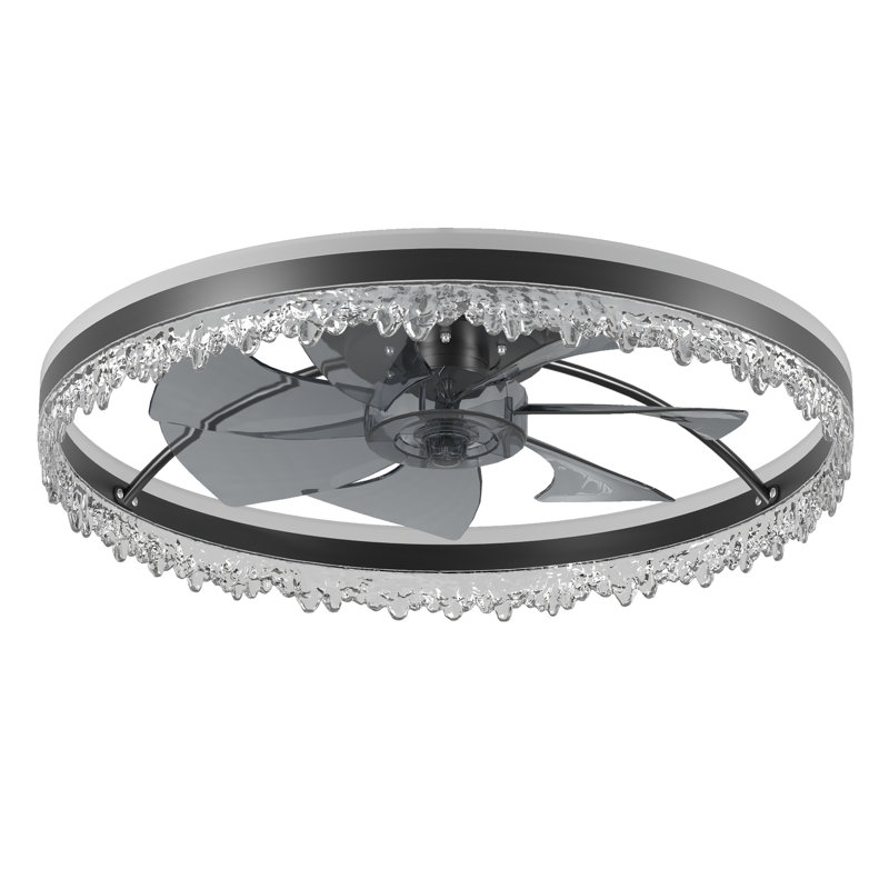 Ventilateur de plafond avec lumière encastrée Quiet, 24"